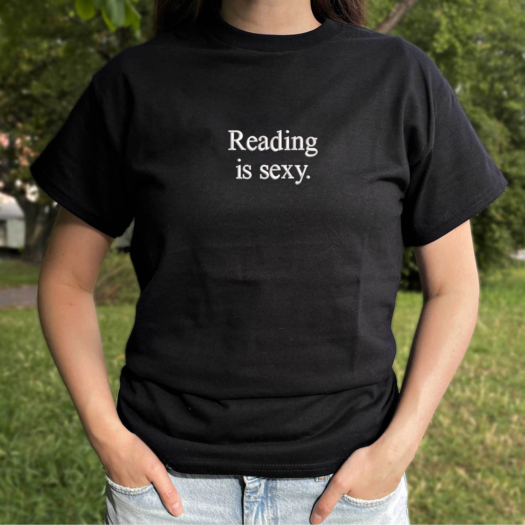 Reading is sexy embroidery design