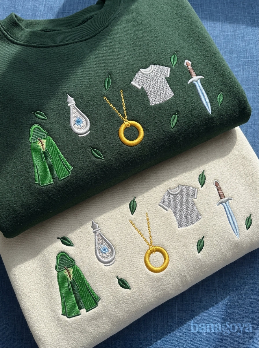 Fantasy Embroidered Shirt, Bookish Sweatshirt, Bookish Merch, Book Shirt, Bookish Hoodie, Bookish Gifts