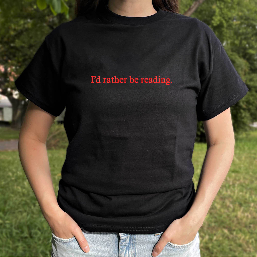 I’d rather be reading embroidery design