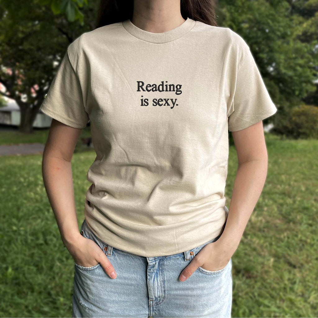 Reading is sexy embroidery design