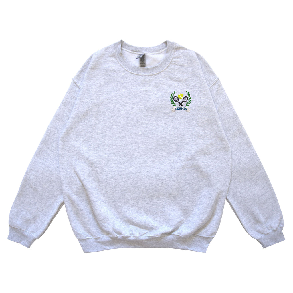 Tennis embroidery design