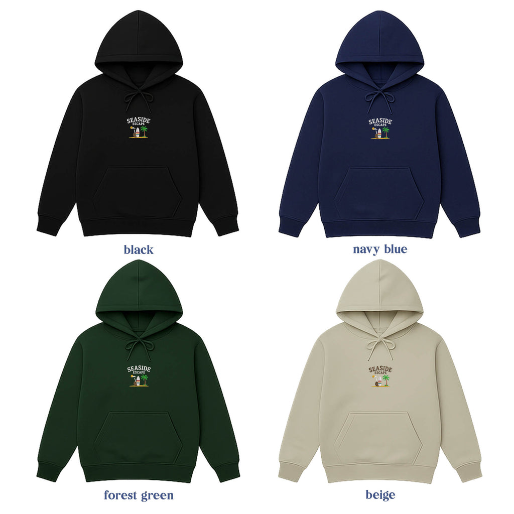 Seaside escape embroidery design