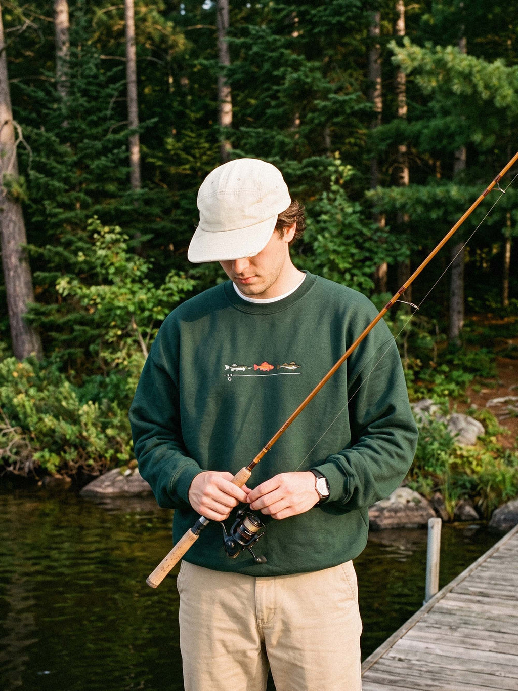 Fishing Shirt, Embroidered Sweater, Fisherman Aesthetic, Fish Shirt, Vintage Sweatshirt Hoodie, Fishing Gifts For Men