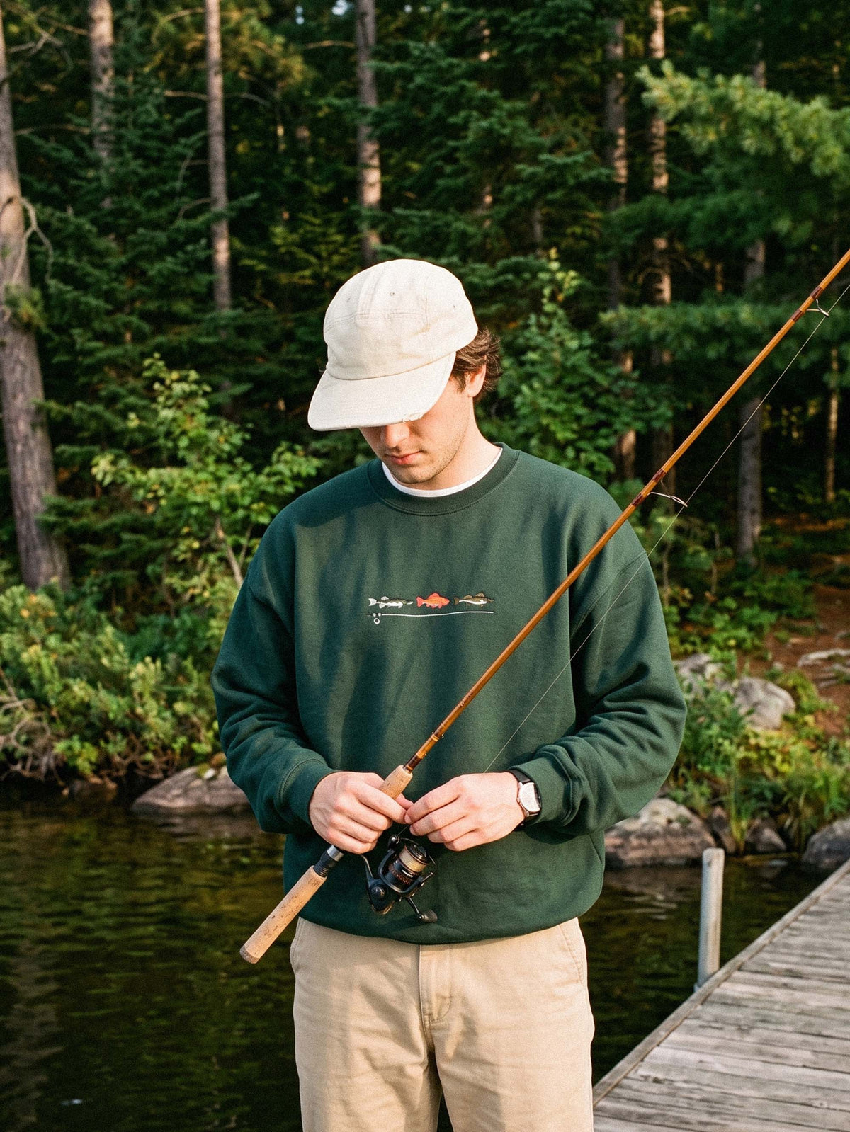 Fishing Shirt, Embroidered Sweater, Fisherman Aesthetic, Fish Shirt, Vintage Sweatshirt Hoodie, Fishing Gifts For Men