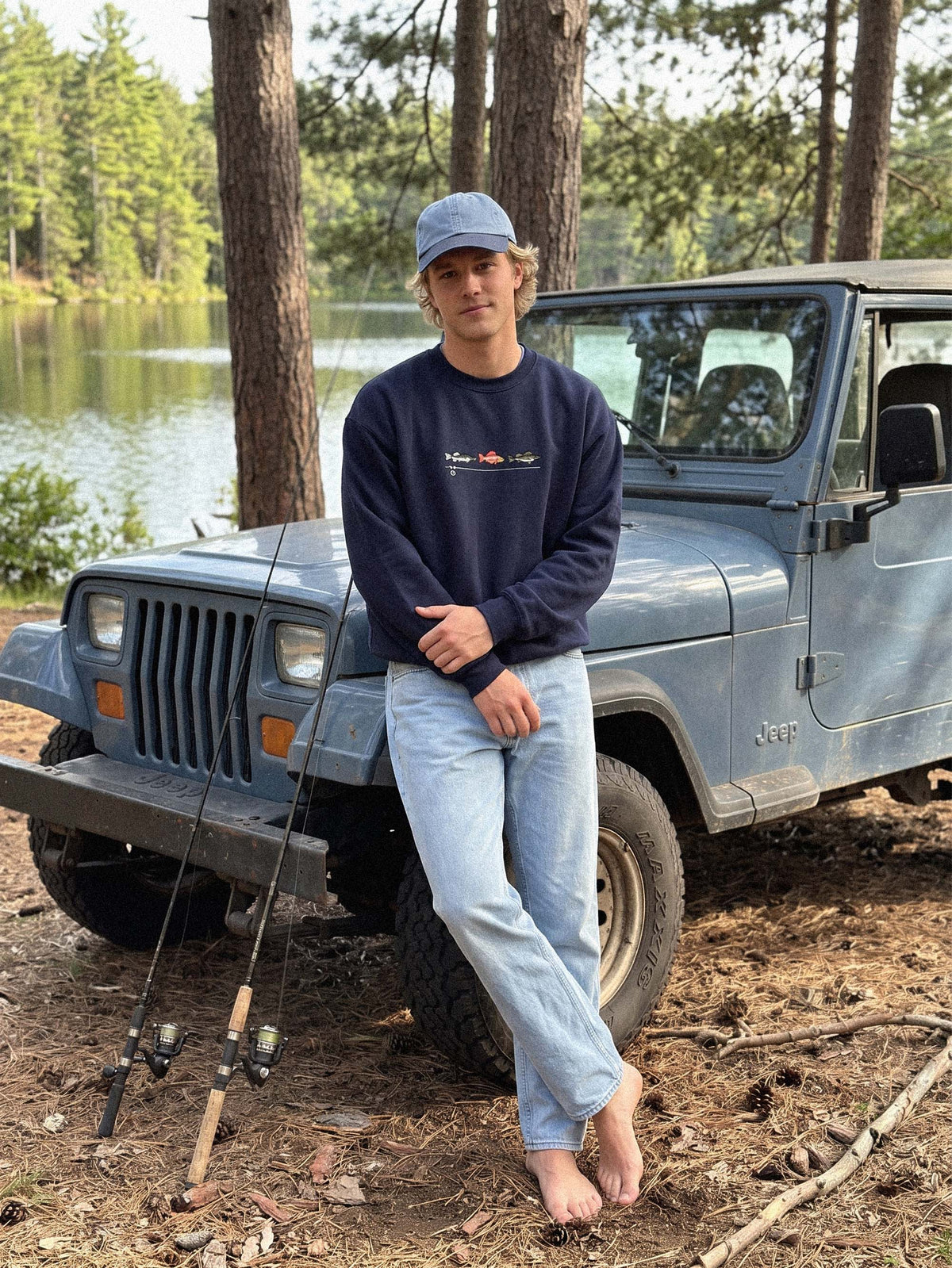 Fishing Shirt, Embroidered Sweater, Fisherman Aesthetic, Fish Shirt, Vintage Sweatshirt Hoodie, Fishing Gifts For Men