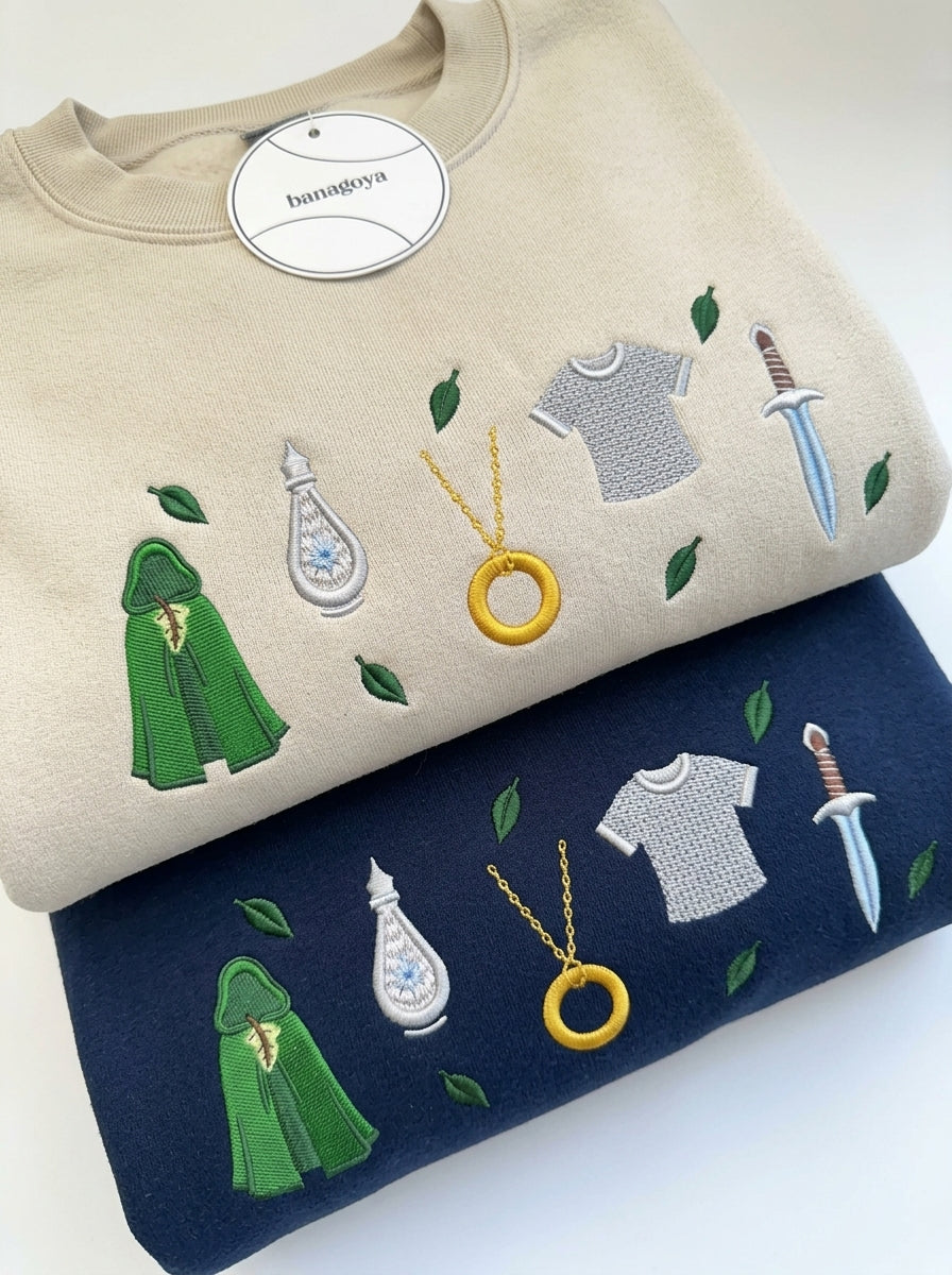 Fantasy Embroidered Shirt, Bookish Sweatshirt, Bookish Merch, Book Shirt, Bookish Hoodie, Bookish Gifts