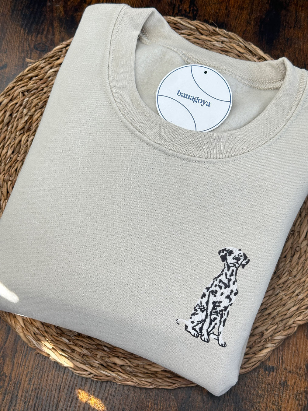 Embroidered Dalmatian – Minimal Dog Design