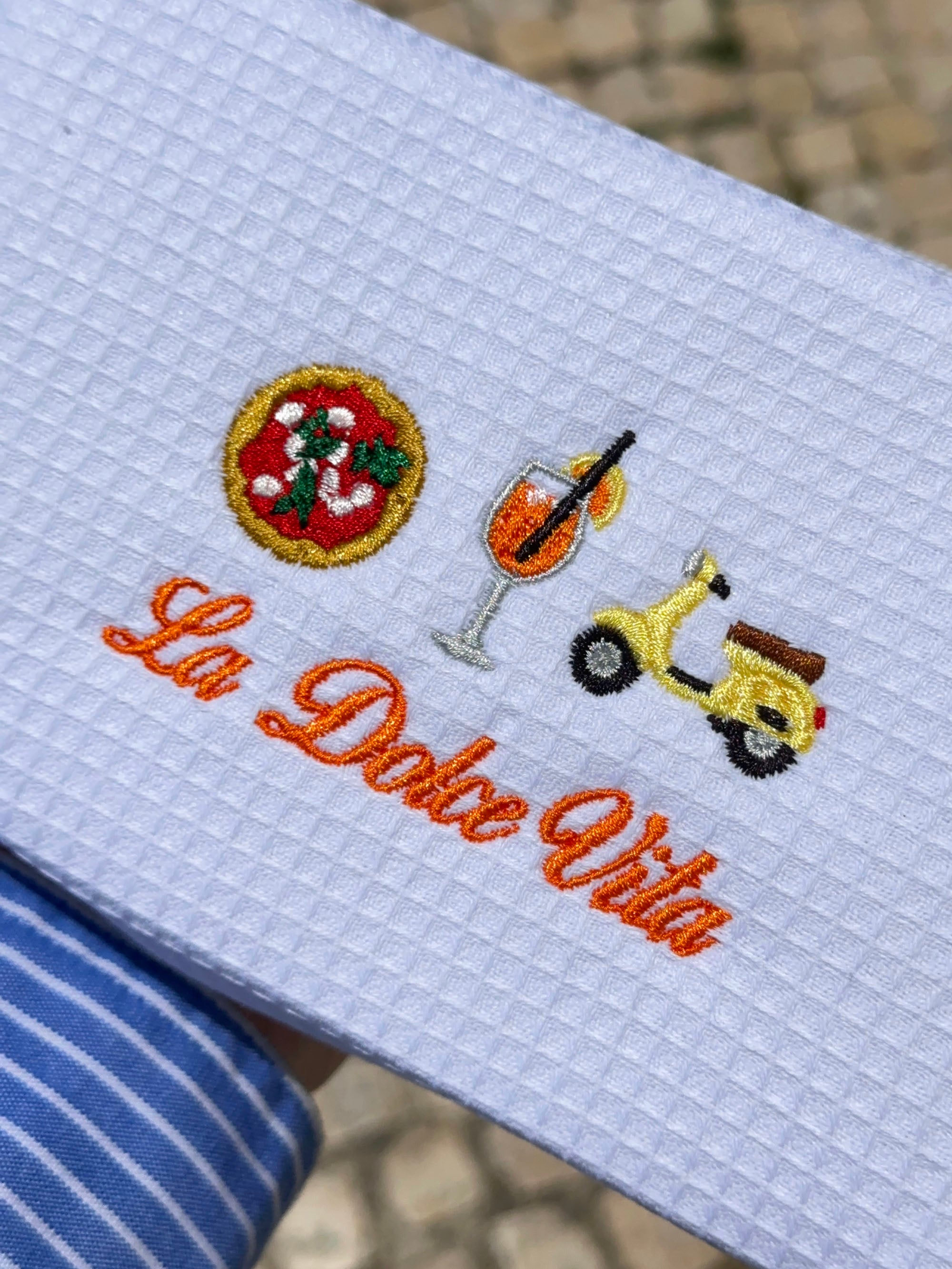 La Dolce Vita Custom Makeup Bag, Aperol Spritz Beach Bag, Travel Accessories, Italian Gifts, Girls Trip Gifts
