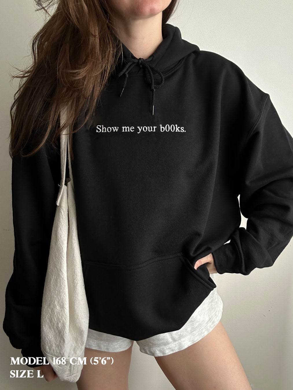 Show Me Your Books Embroidery – Funny Book Lover Quote Design