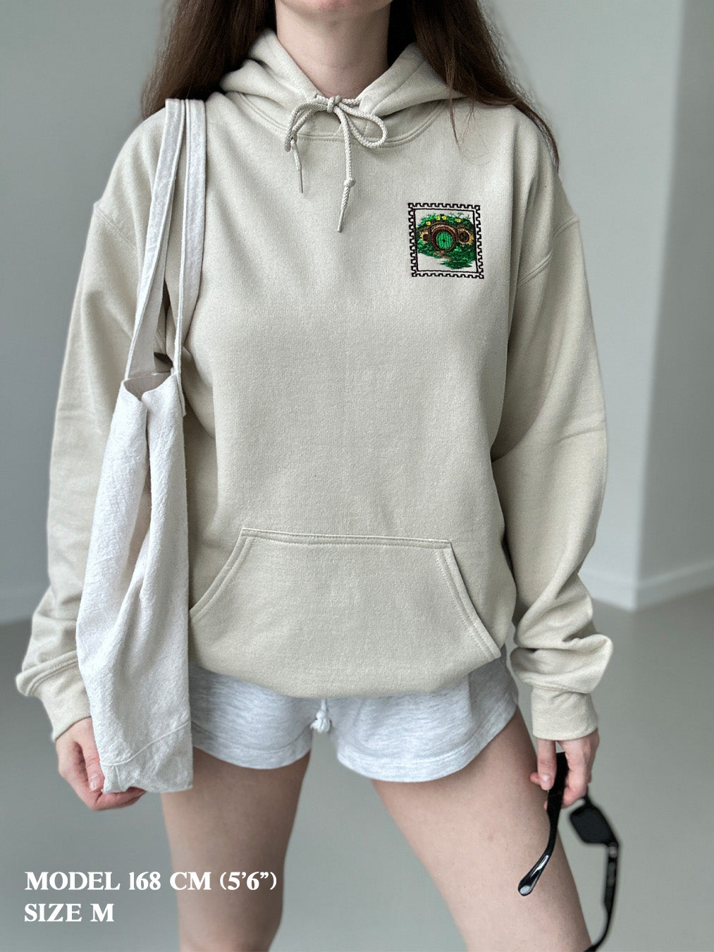 Magic Door Stamp – Embroidered Design for Clothing, Fantasy Landscape Pattern