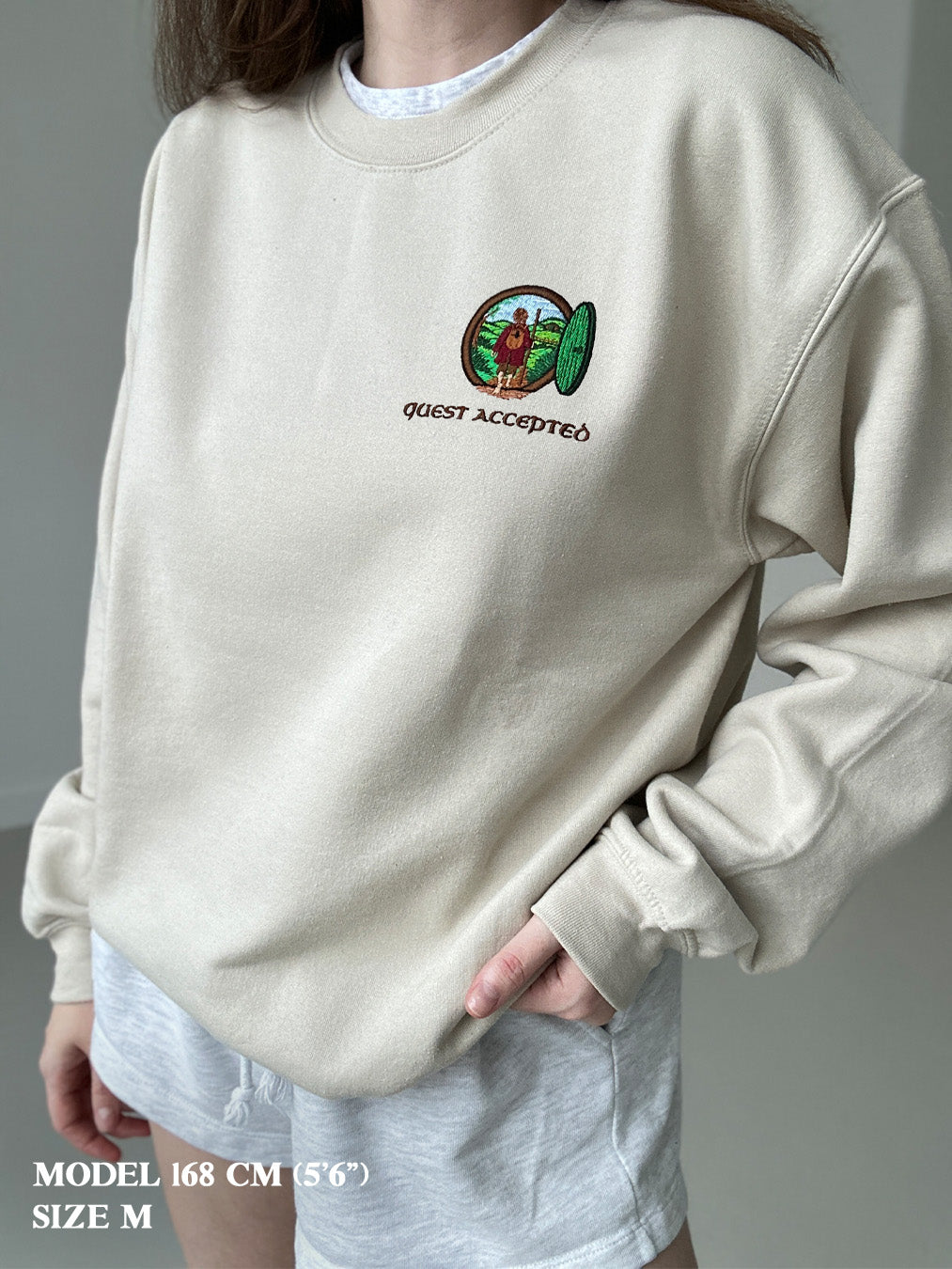 Magic Door – Embroidered Design for Clothing, Fantasy Landscape Pattern