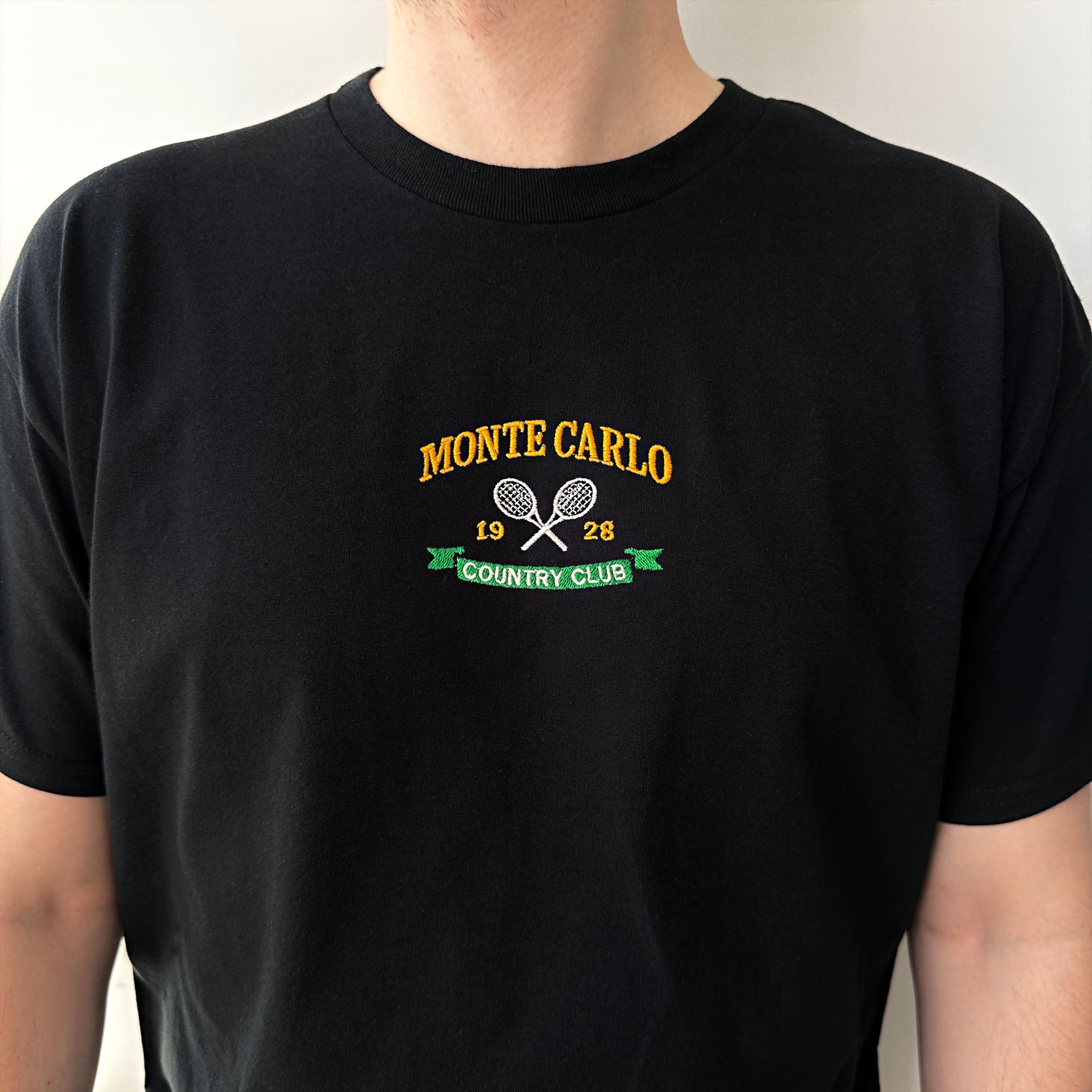 Monte Carlo embroidery design