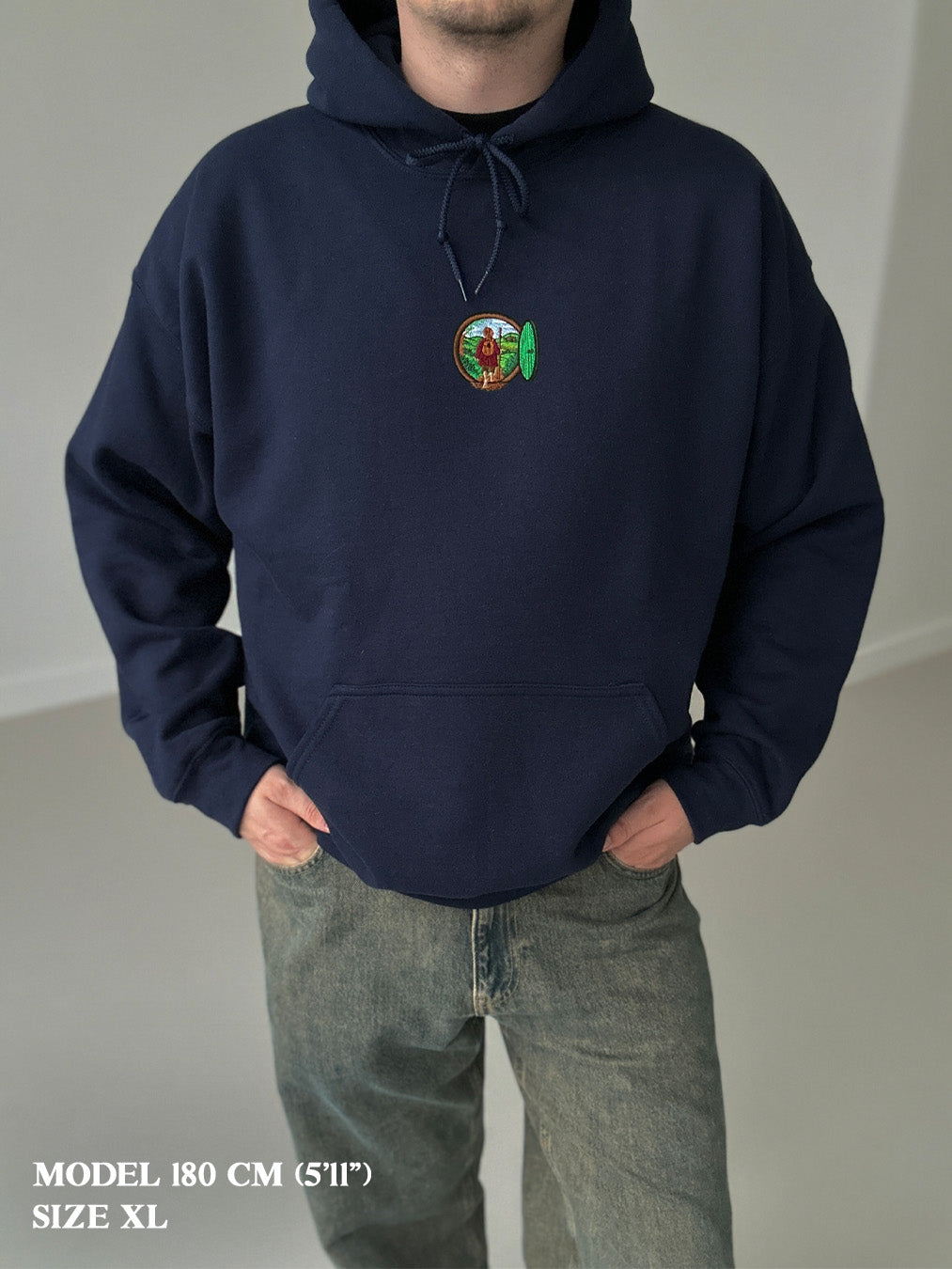 Magic Door – Embroidered Design for Clothing, Fantasy Landscape Pattern