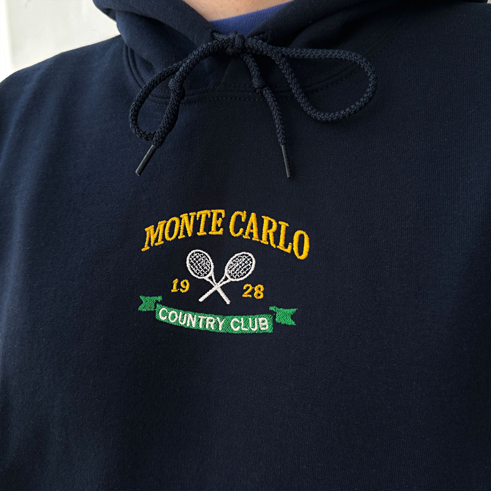 Monte Carlo embroidery design