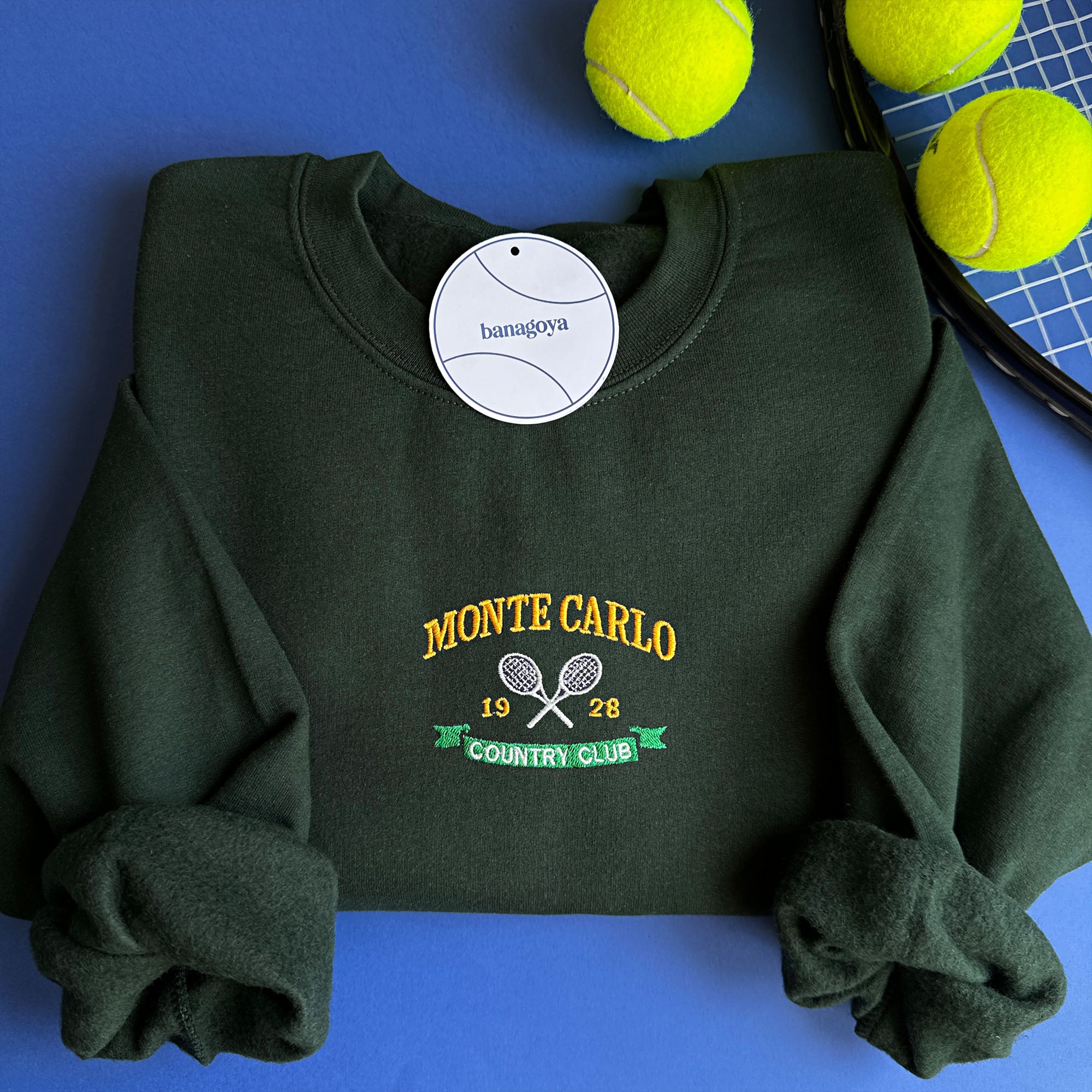 Monte Carlo embroidery design