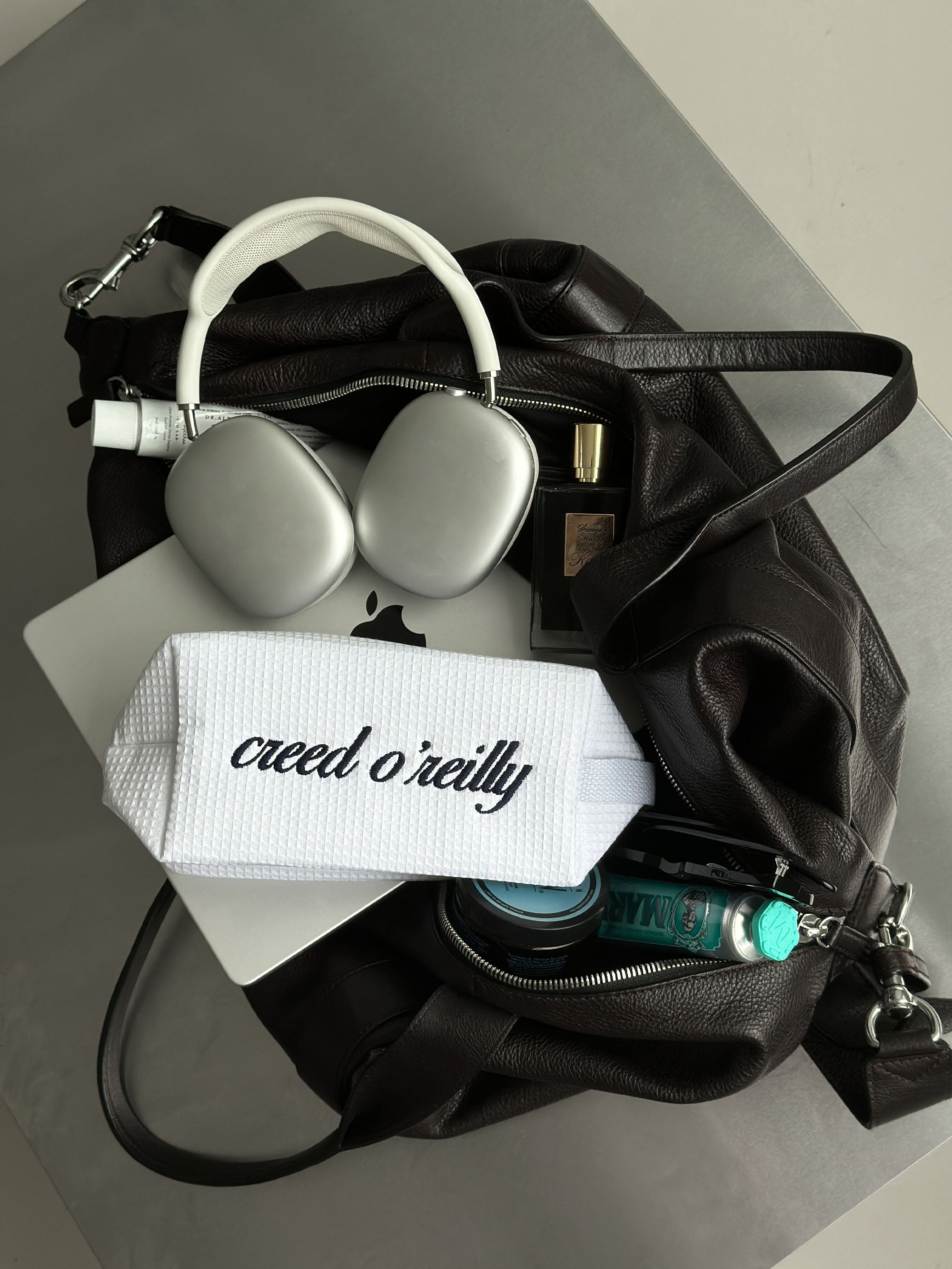 Personalized Mens Toiletry Bag – Minimalist Dopp Kit, Groom & Groomsmen Gift, Custom Travel Bag, Monogram Shaving Kit, Gift for Him