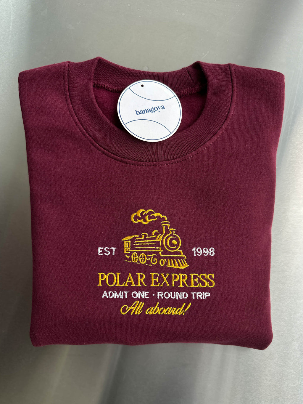 Winter Express – Vintage Train Embroidery Design