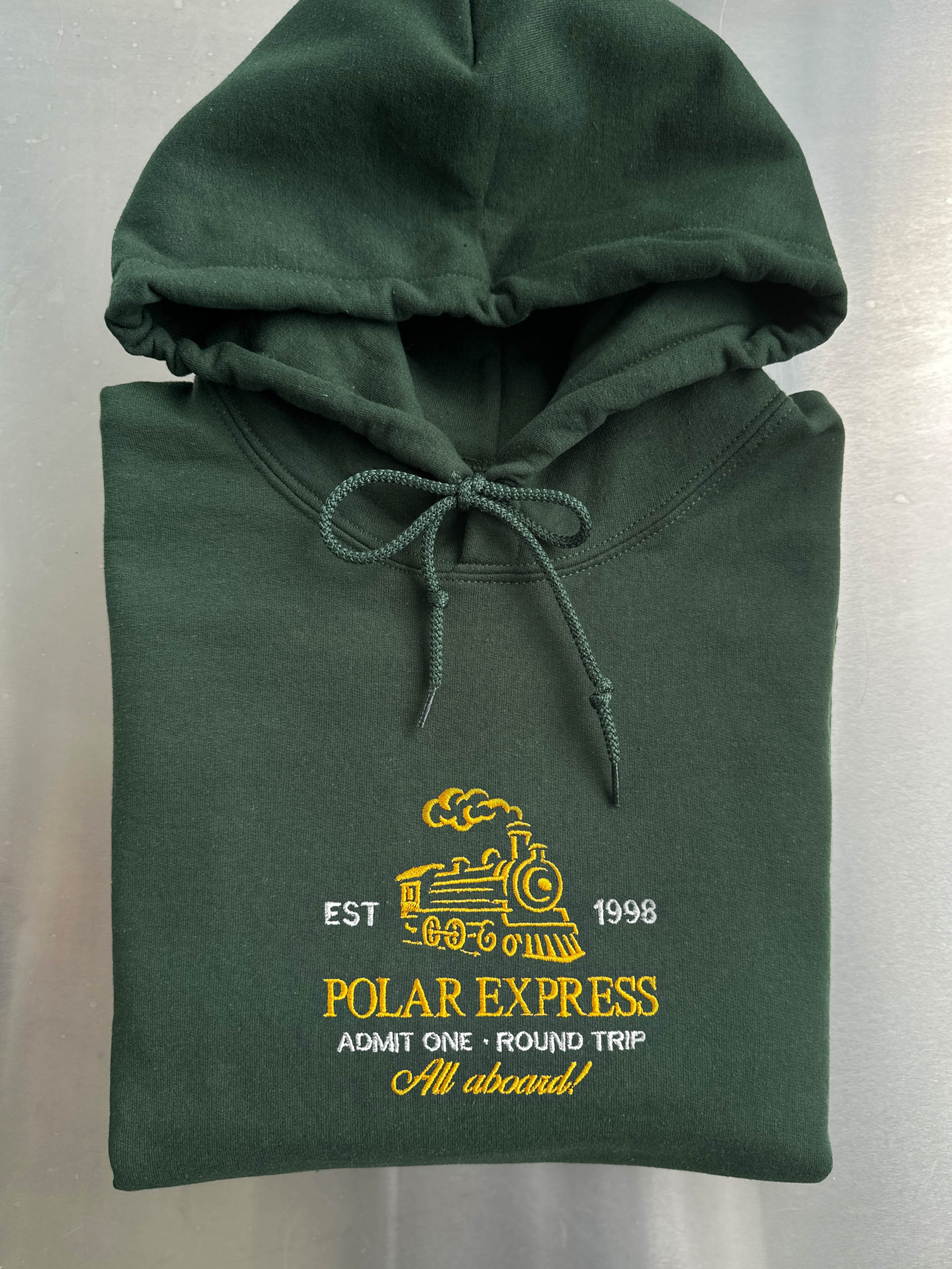 Winter Express – Vintage Train Embroidery Design