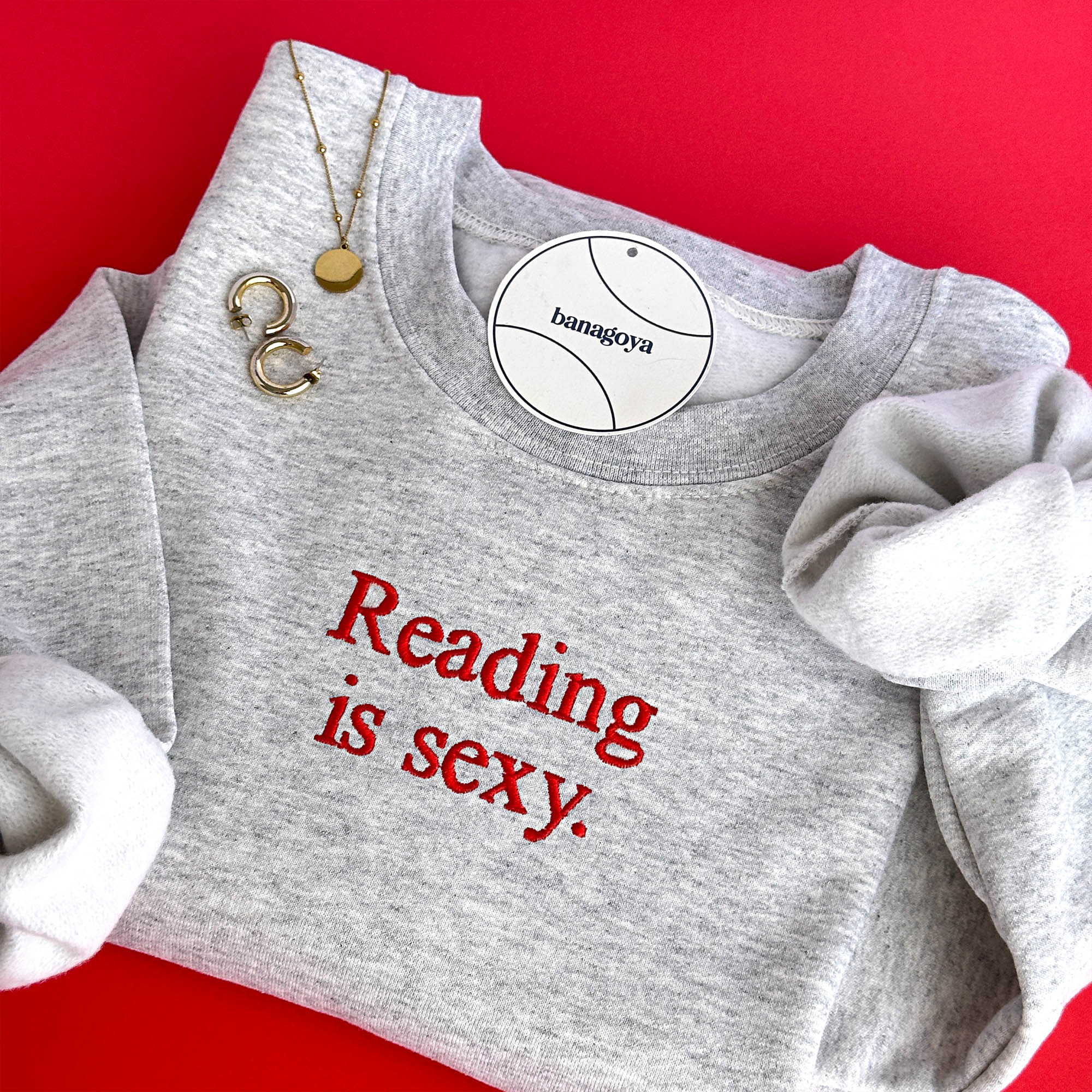Reading is sexy embroidery design