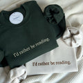 I’d rather be reading embroidery design