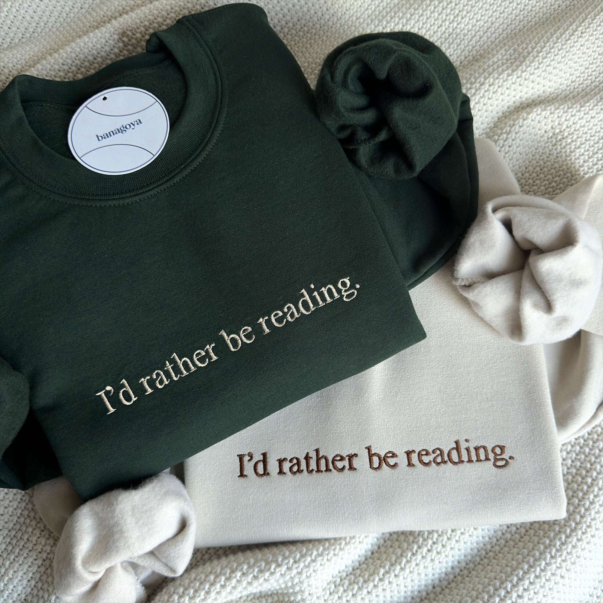 I’d rather be reading embroidery design