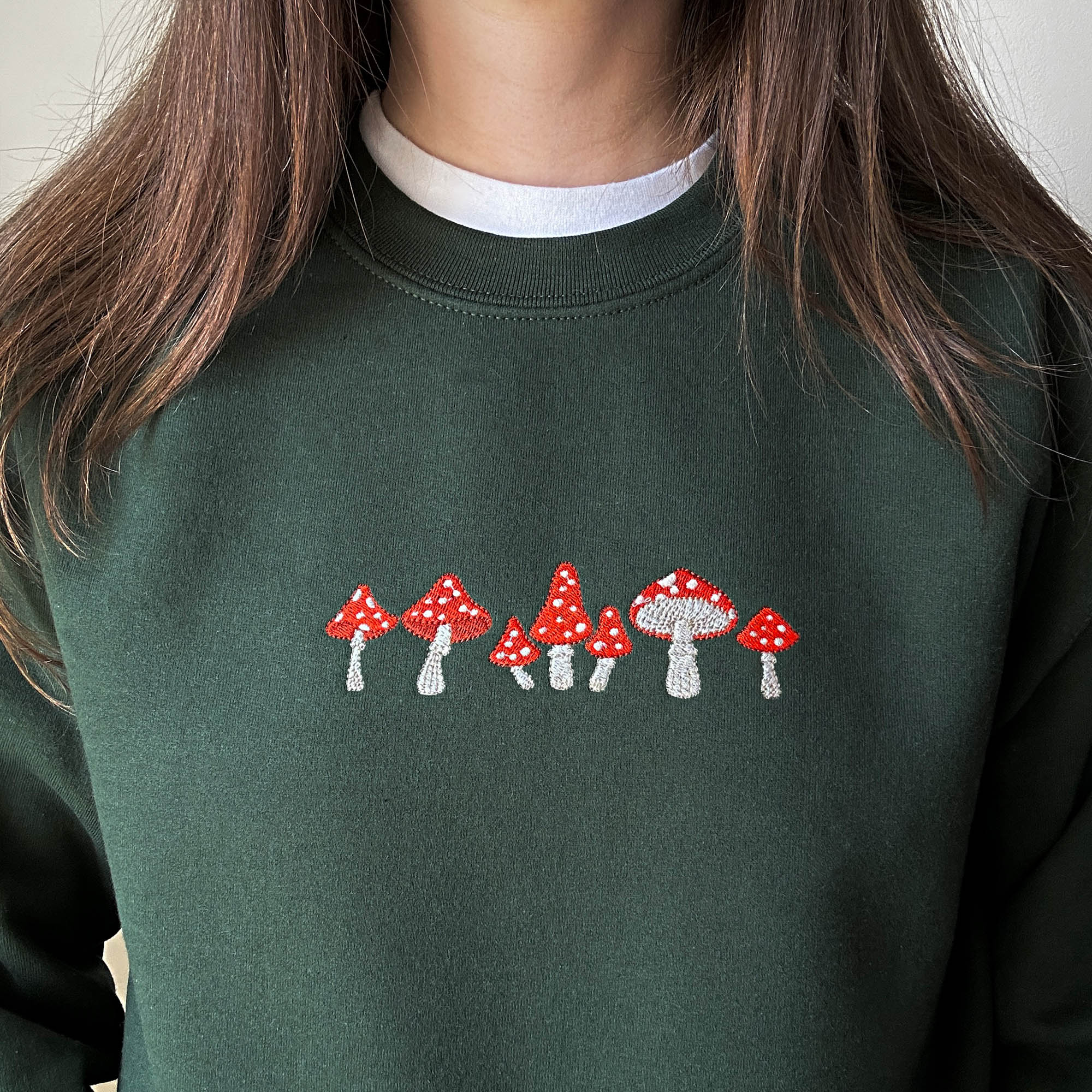 Mushrooms embroidery design