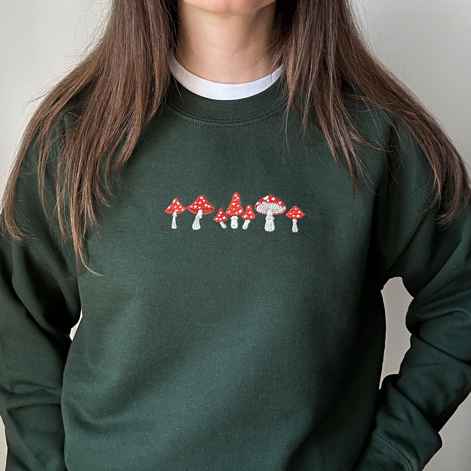 Mushrooms embroidery design