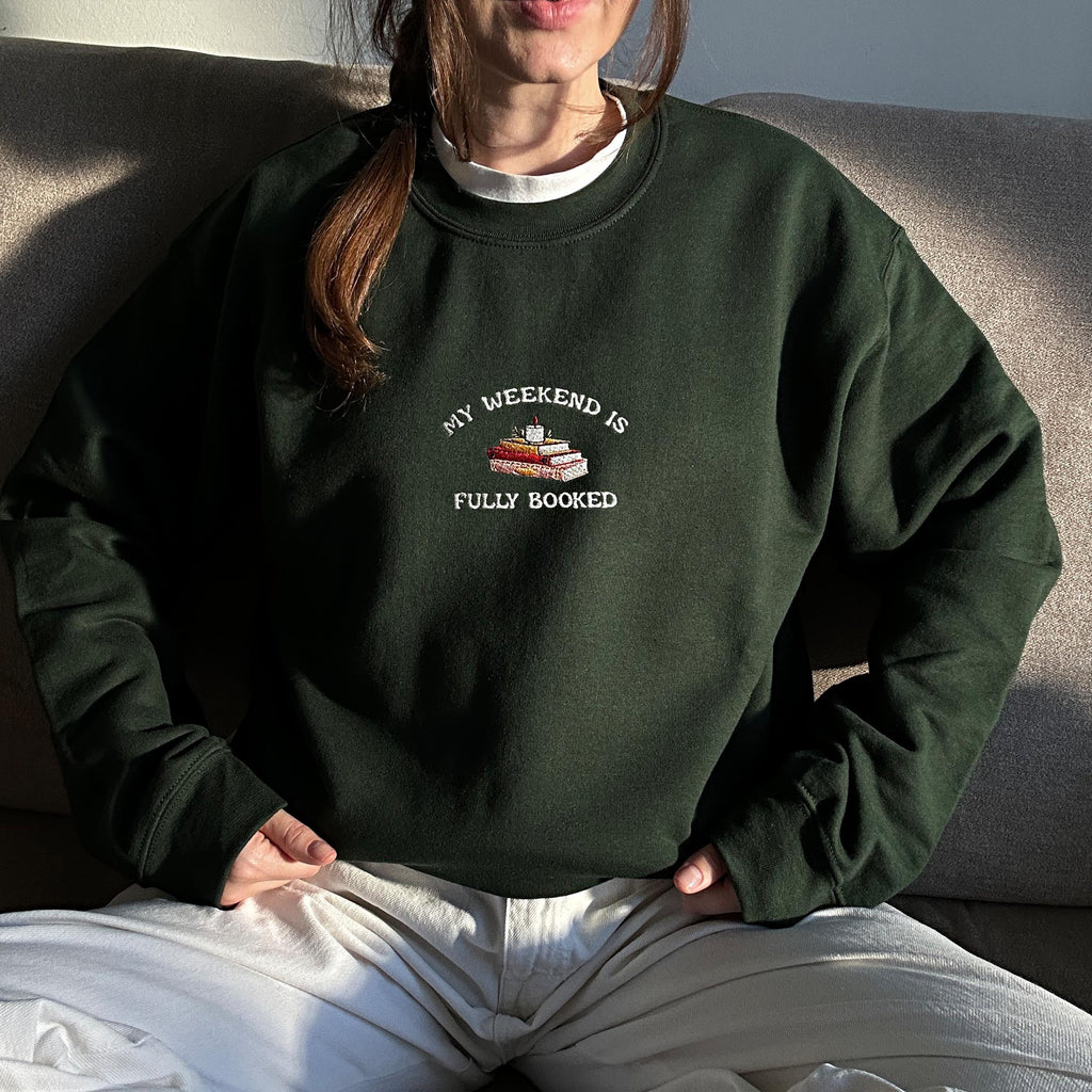 Fully booked embroidery design