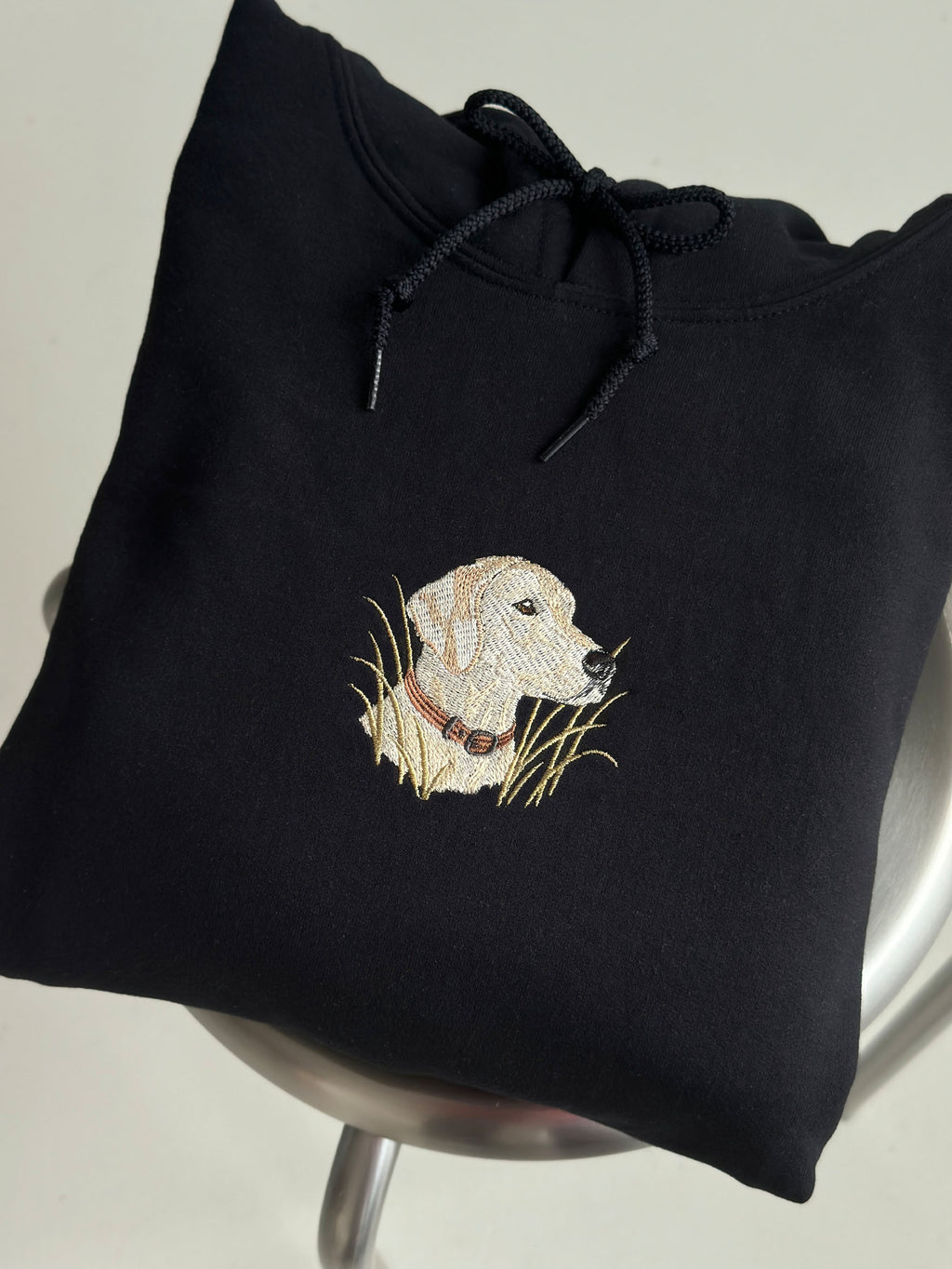 Embroidered Black lab sweatshirt, labrador retriever hoodie or shirt, dog owner gift