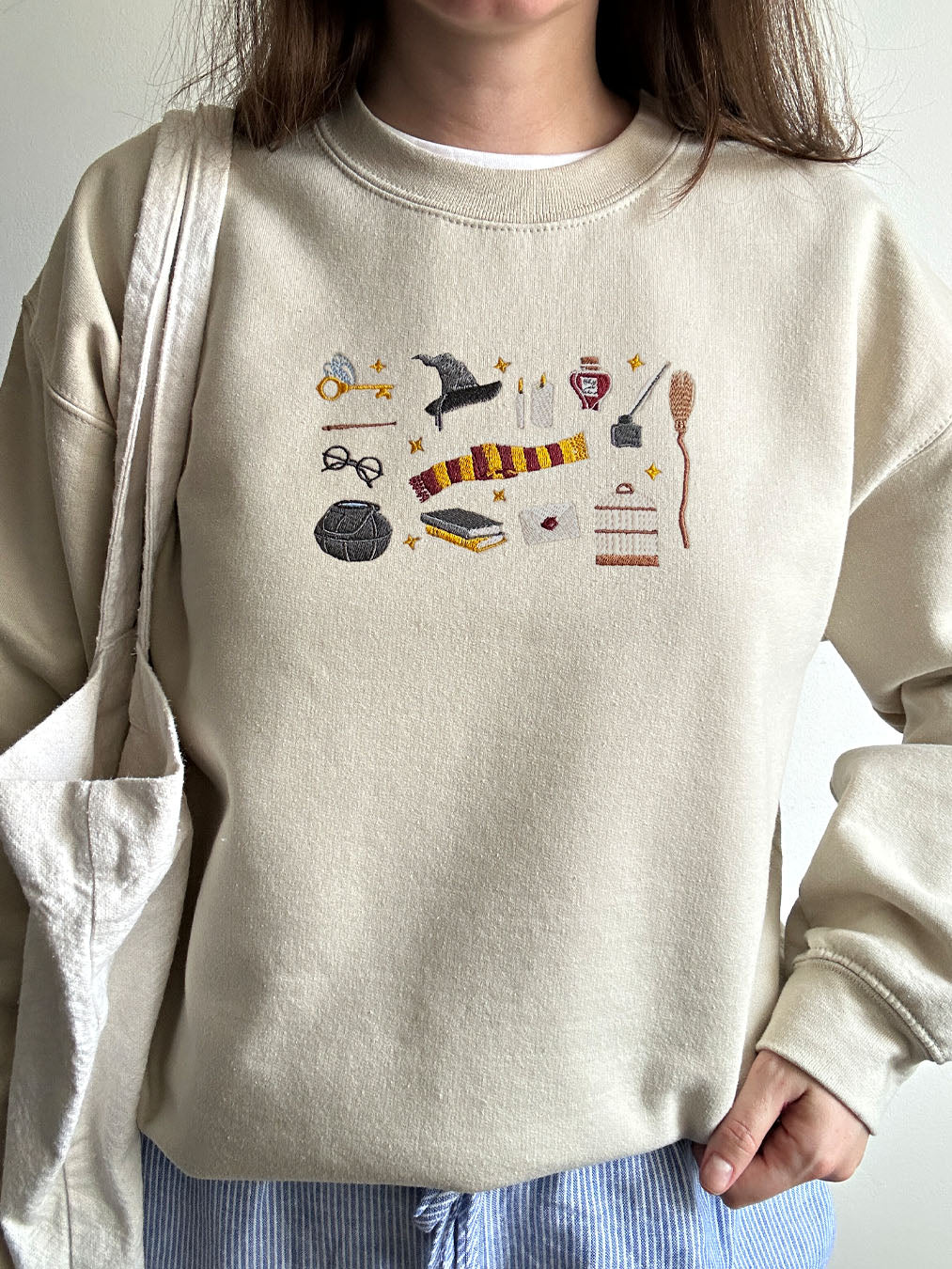 Wizard doodle embroidery design