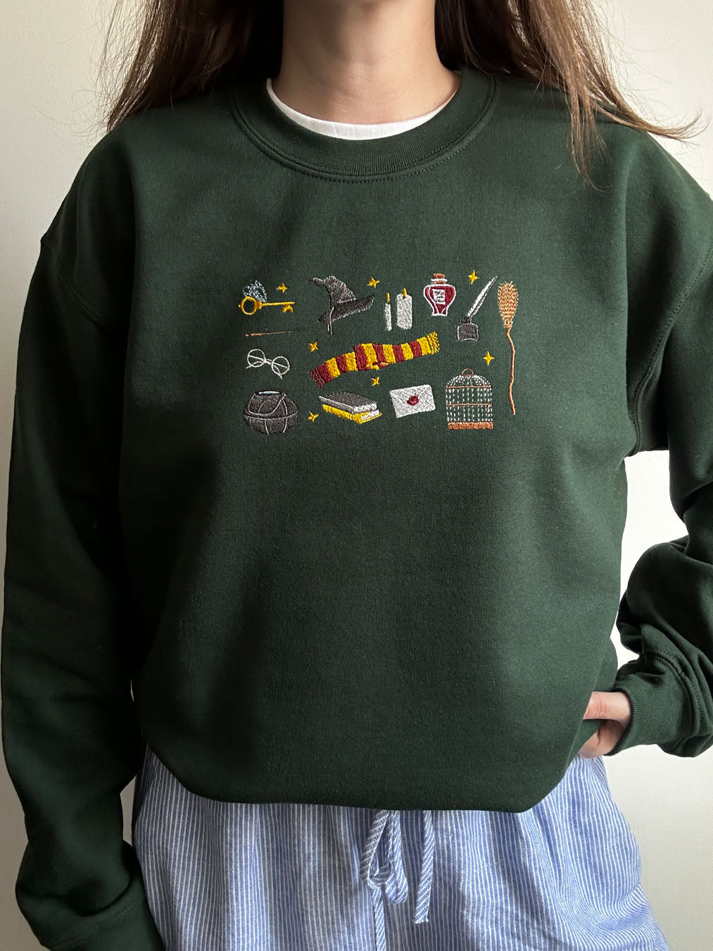 Wizard doodle embroidery design