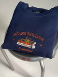 Embroidered Fall Sweatshirt, Autumn Sweater Stars Hollow, Cozy Season Shirt, Bookish Fall Style Hoodie, Womens Clothing Gift