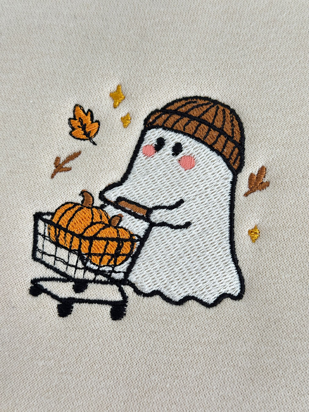 Ghost with Pumpkins