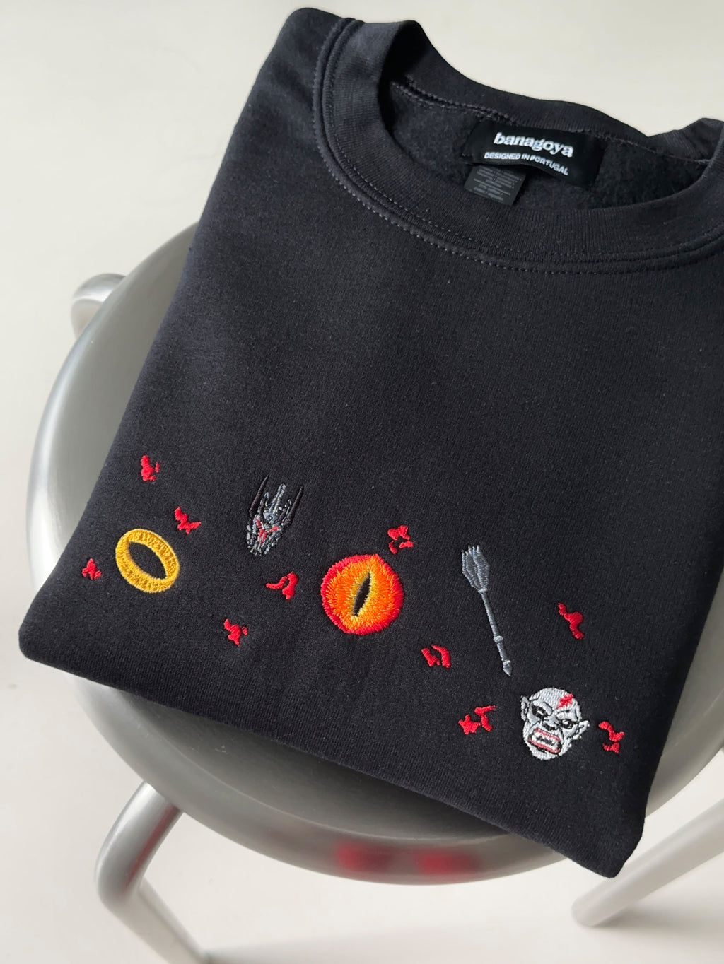 Dark Lord Sweatshirt, Dark Fantasy Embroidered Hoodie, Book Shirt, Bookish Merch, Book Lover Gift
