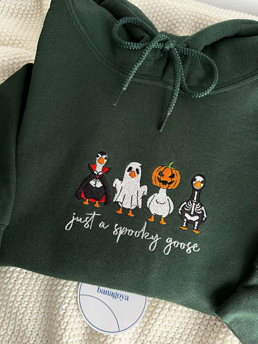Just a Spooky Goose Embroidery