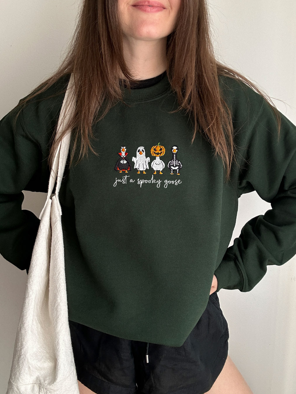 Just a Spooky Goose Embroidery