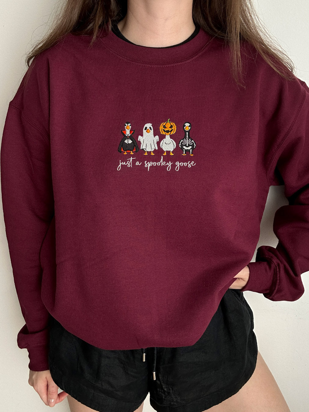 Just a Spooky Goose Embroidery