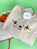 Witchy Magic Embroidery – Spell Books, Cauldron, Broom & Witch Hat