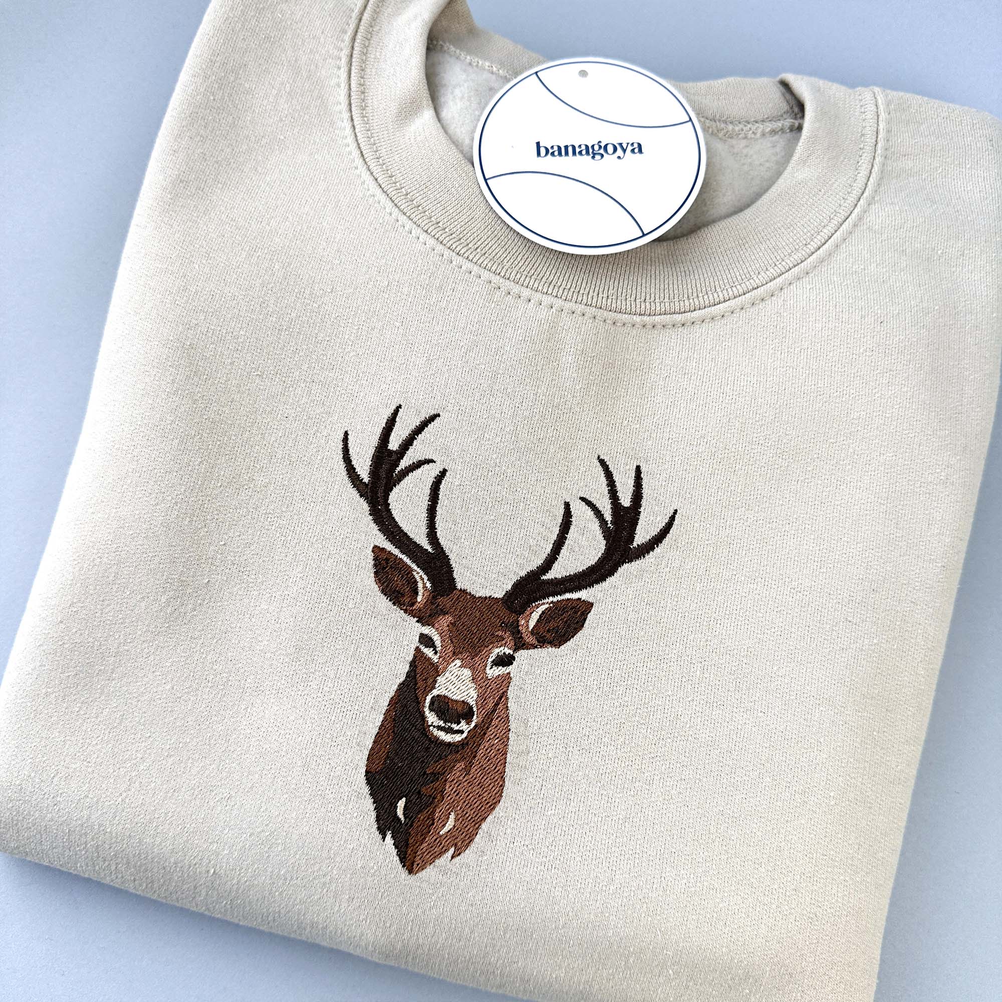 Deer embroidery design