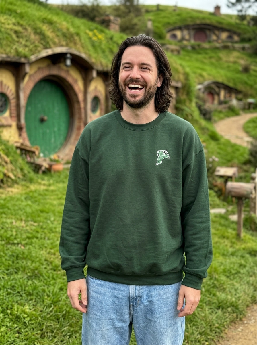Embroidered Fantasy Sweatshirt, Bookish Merch, Book Shirt, Leaf Hoodie, Bookish Gifts
