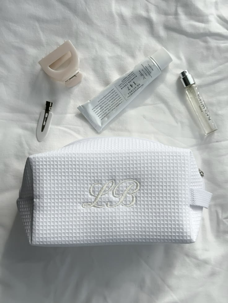 Makeup Bag with Initials