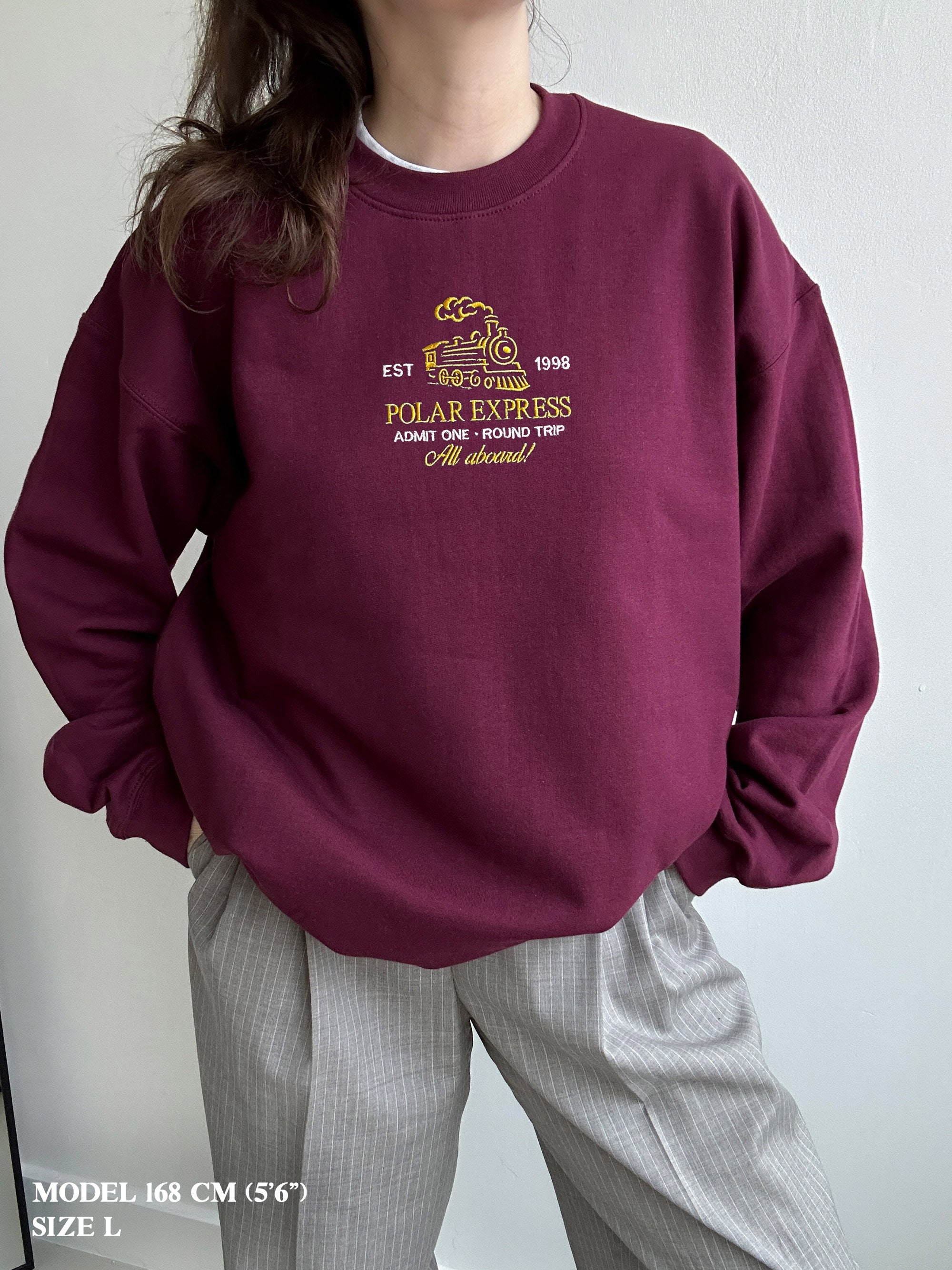 Winter Express – Vintage Train Embroidery Design