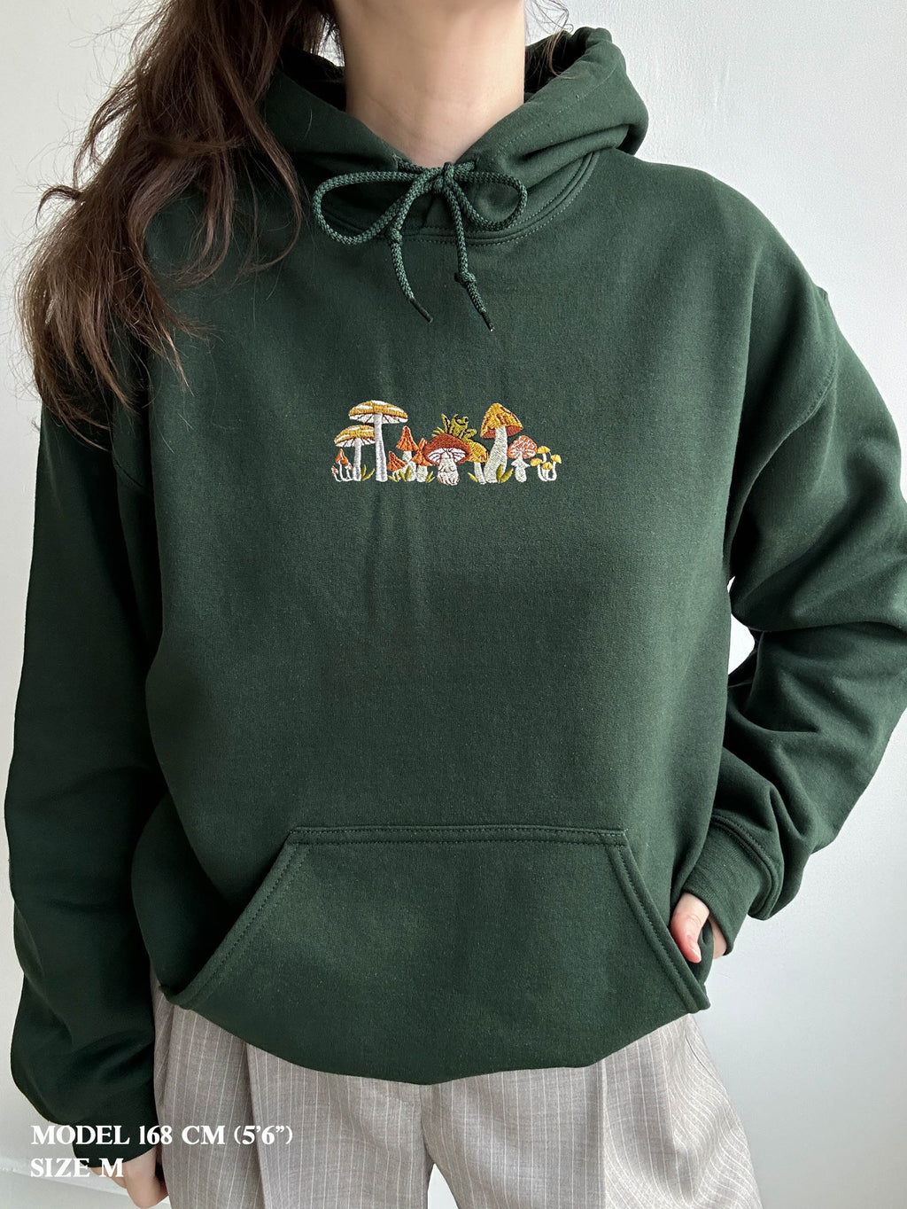 Enchanted Forest – Embroidered Mushroom Design