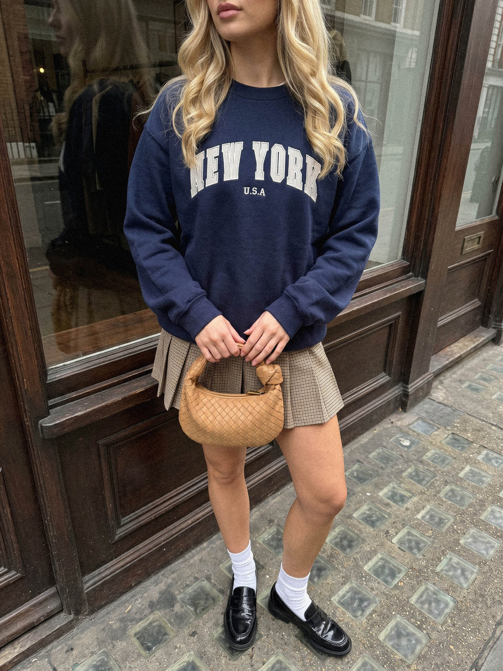 Custom College Sweatshirt, Varsity Letter Embroidered Shirt, Custom College Merch, Paris Gifts