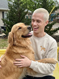 Embroidered Golden Retriever Sweatshirt, Custom Dog Shirt, Personalized Pet Sweater, Dog Hoodie, Gifts For Dog Lovers