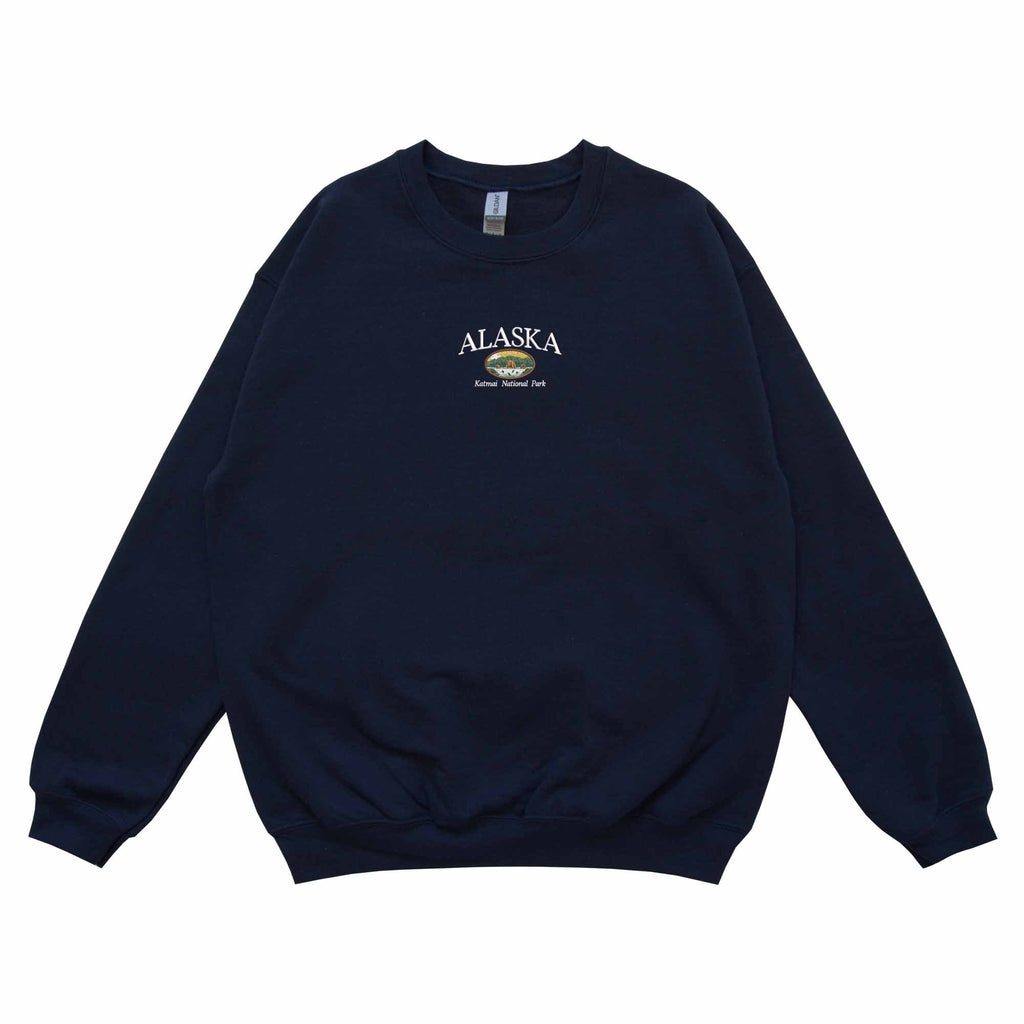 Katmai National Park Alaska embroidery design