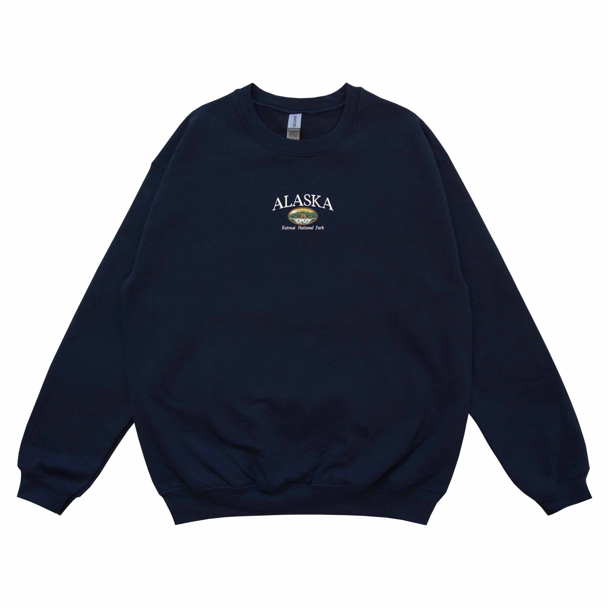 Katmai National Park Alaska embroidery design