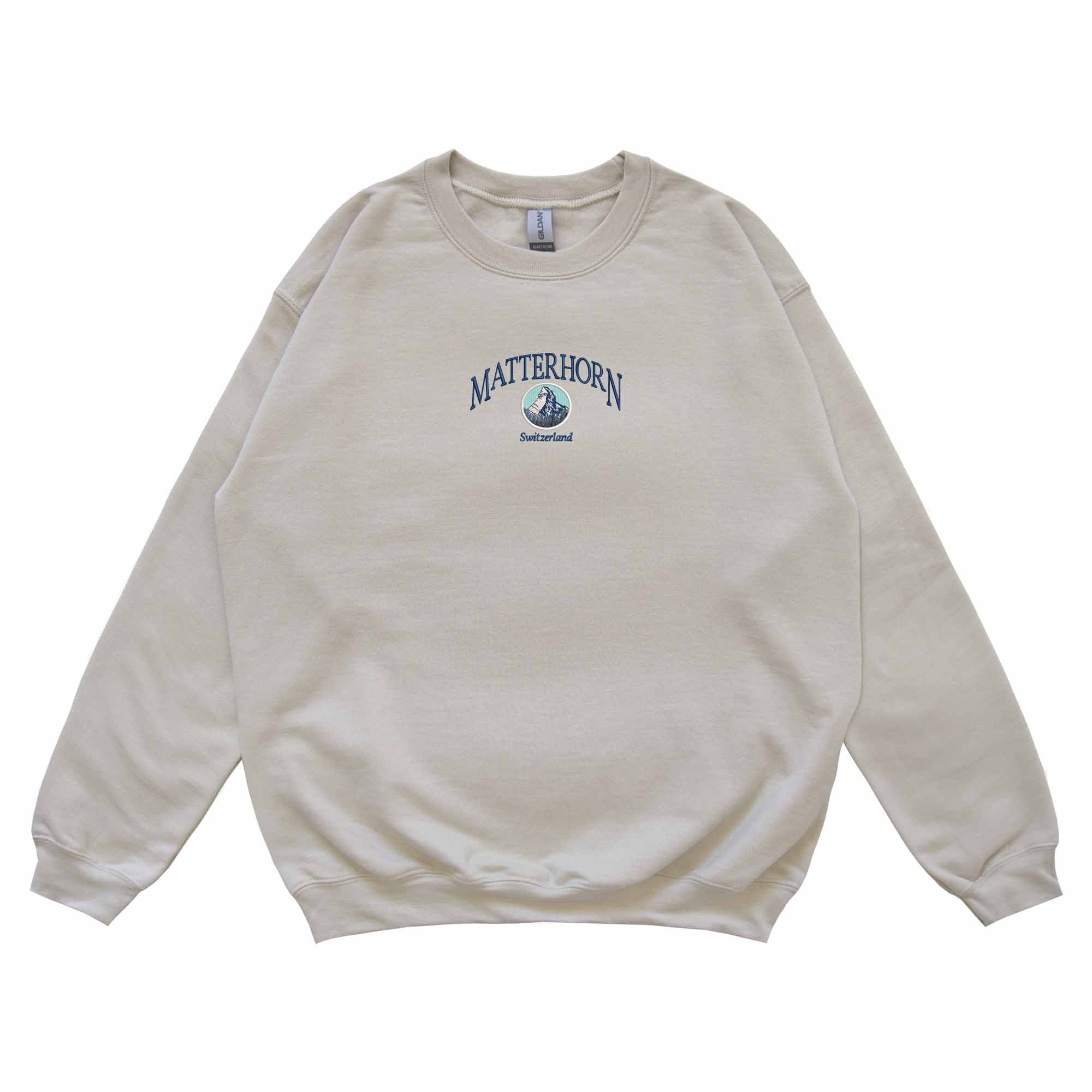 Matterhorn mountain embroidery design