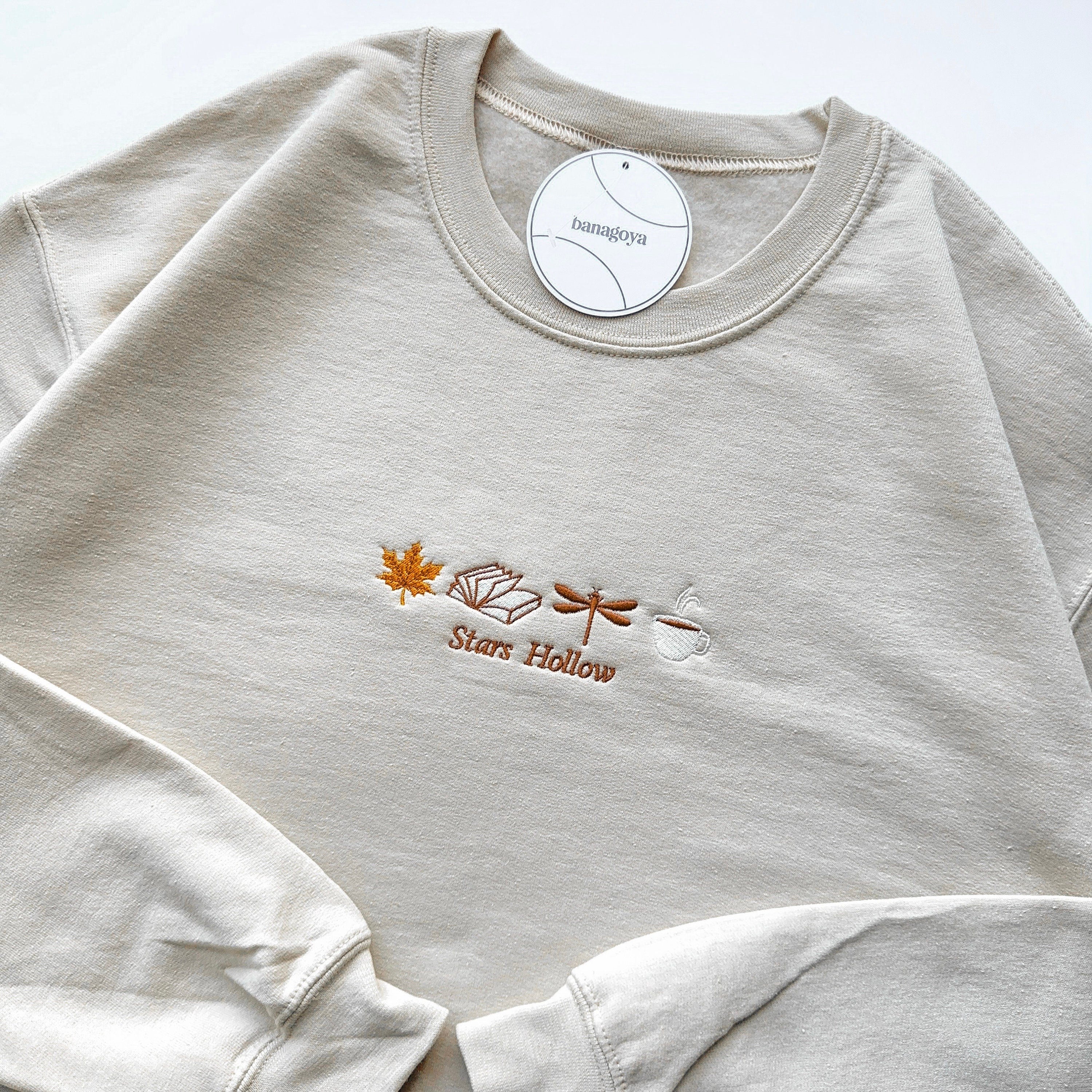 Stars Hollow Connecticut embroidery design