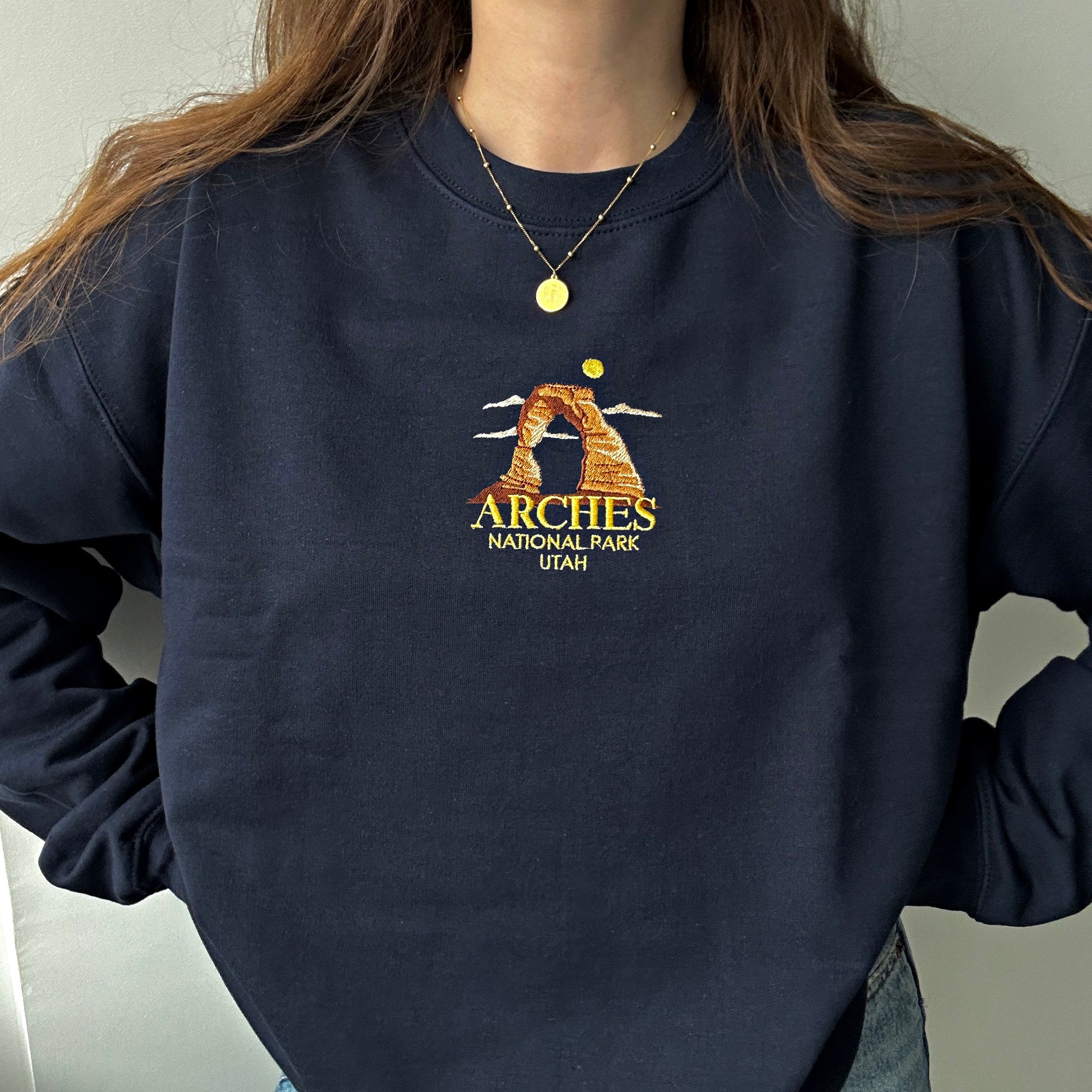 Arches National Park embroidery design